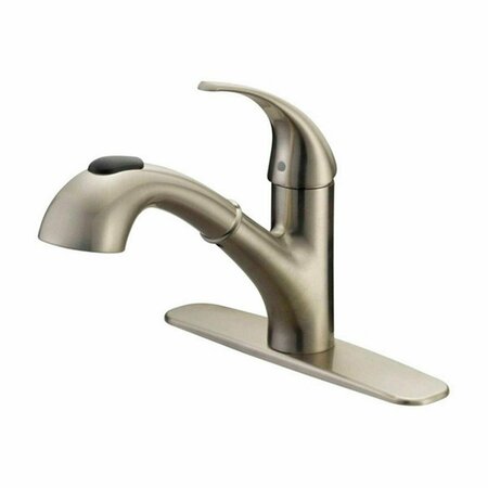 COMFORTCORRECT FP4A4079ND-ACA1 Pacifica Brushed Nickel Single Handle Kitchen Faucet Pull Out Spray - Nickel CO2738859